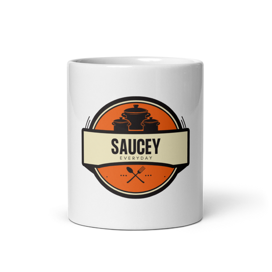 Saucey Everyday glossy mug