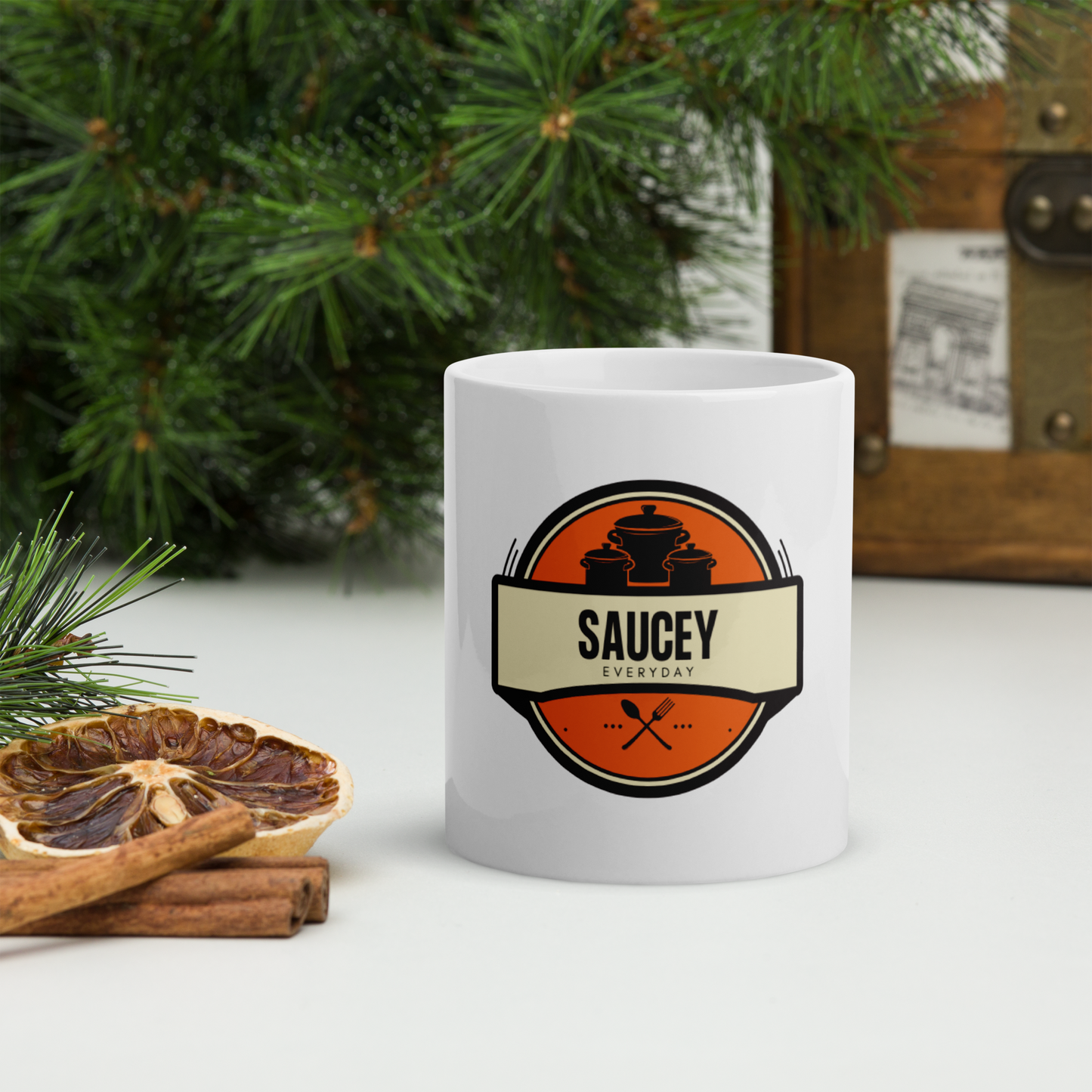 Saucey Everyday glossy mug